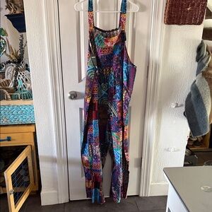 Colorful Women's Patchwork Jumpsuit